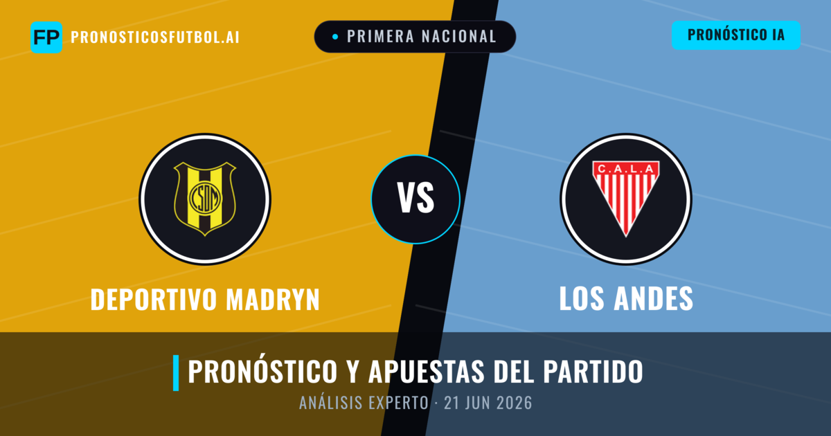 Deportivo Madryn vs Los Andes — pronóstico y previa del partido