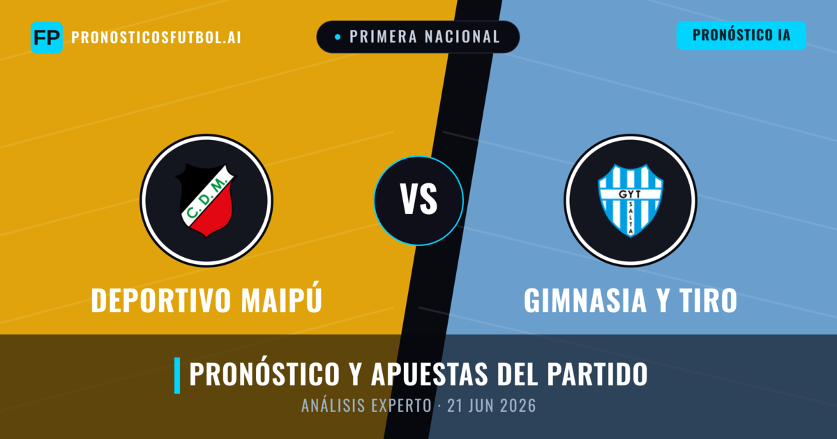 Deportivo Maipú vs Gimnasia y Tiro — pronóstico y previa del partido