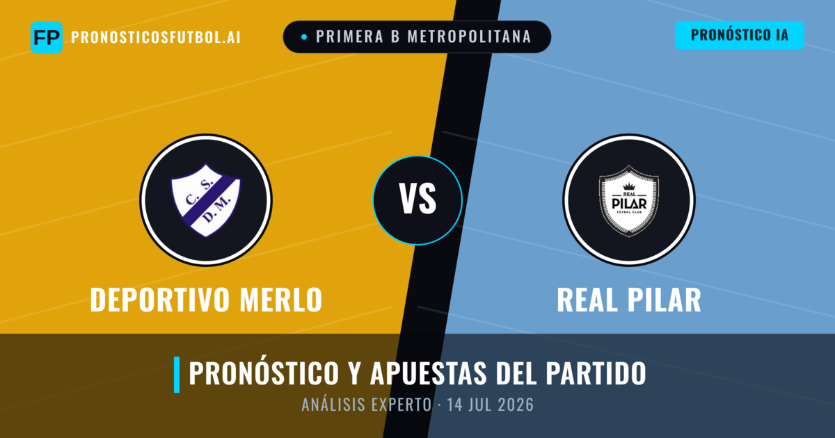 Deportivo Merlo vs Real Pilar — pronóstico y previa del partido