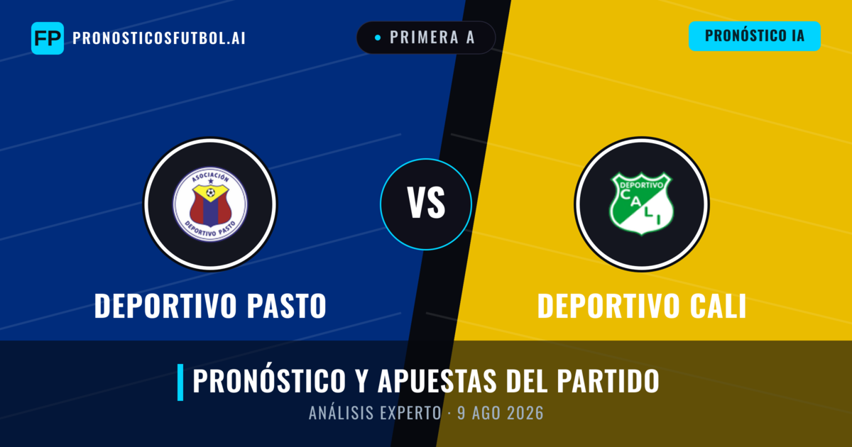 Deportivo Pasto vs Deportivo Cali — pronóstico y previa del partido