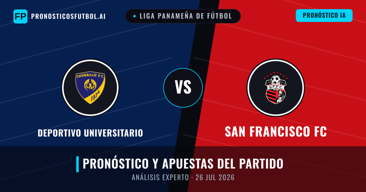 Deportivo Universitario vs San Francisco FC — pronóstico y previa del partido