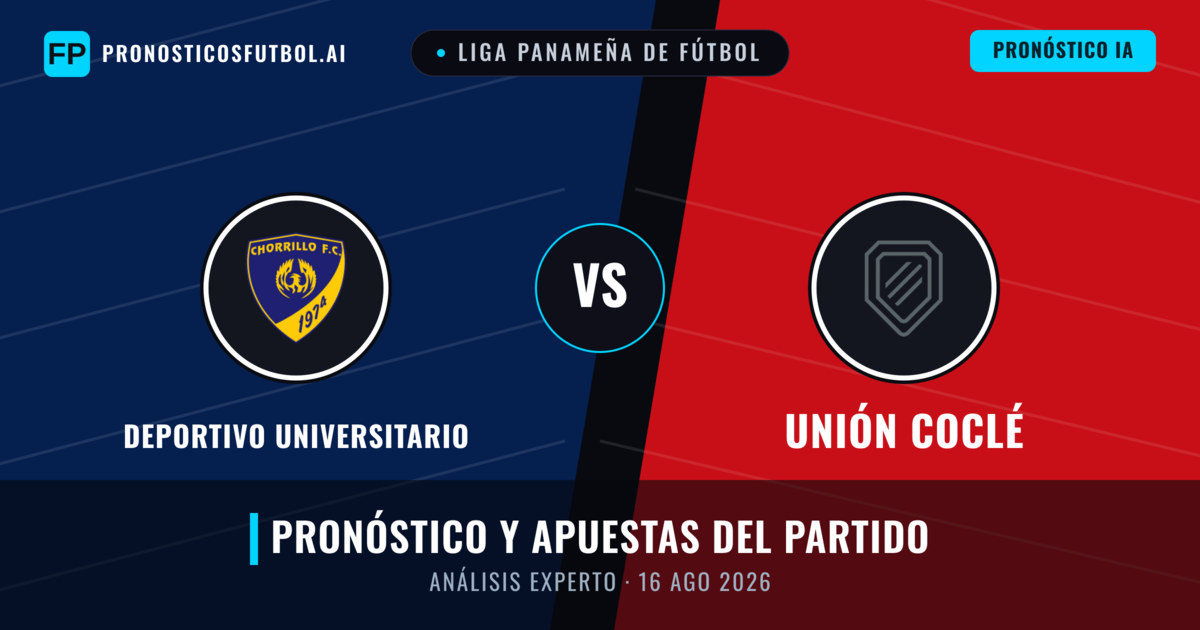 Deportivo Universitario vs Unión Coclé — pronóstico y previa del partido