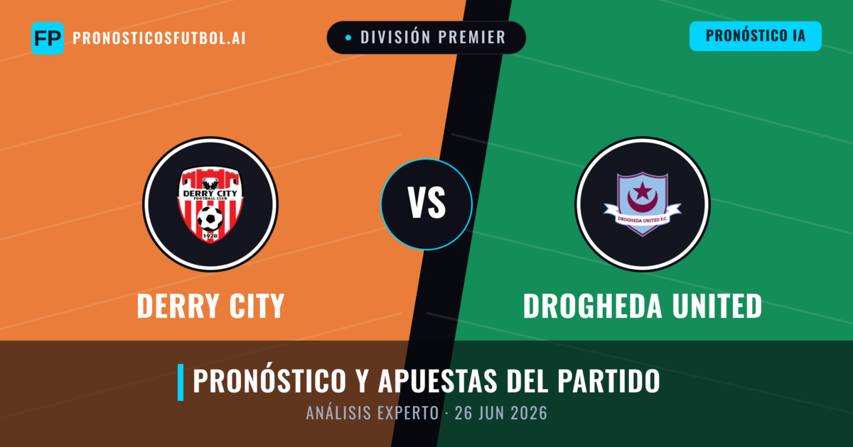Derry City vs Drogheda United — pronóstico y previa del partido
