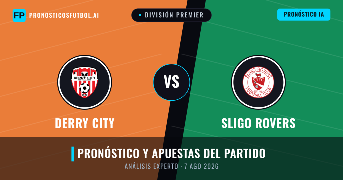 Derry City vs Sligo Rovers — pronóstico y previa del partido