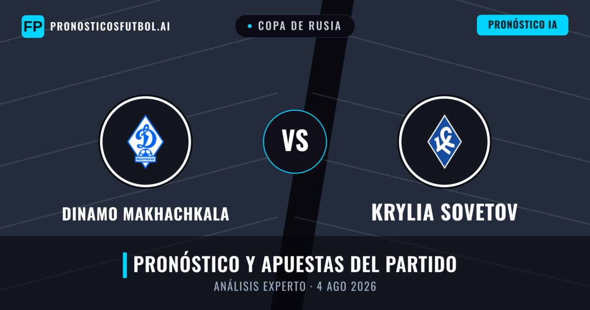 Dinamo Makhachkala vs Krylia Sovetov — pronóstico y previa del partido