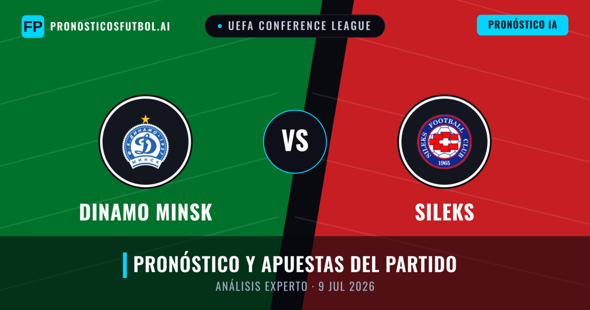 Dinamo Minsk vs Sileks — pronóstico y previa del partido