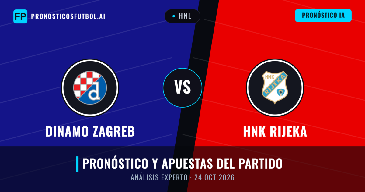 Dinamo Zagreb vs HNK Rijeka — pronóstico y previa del partido