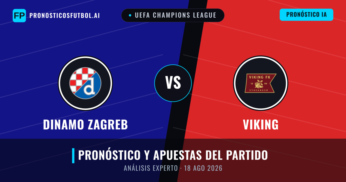 Dinamo Zagreb vs Viking — pronóstico y previa del partido