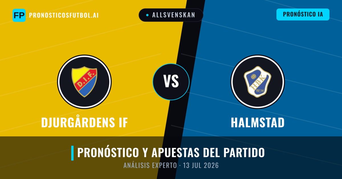 Djurgårdens IF vs Halmstad — pronóstico y previa del partido