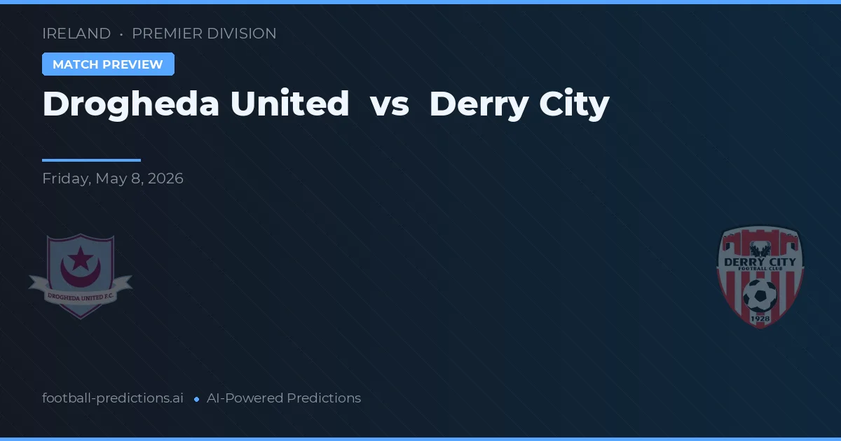 Drogheda United vs Derry City — pronóstico y previa del partido