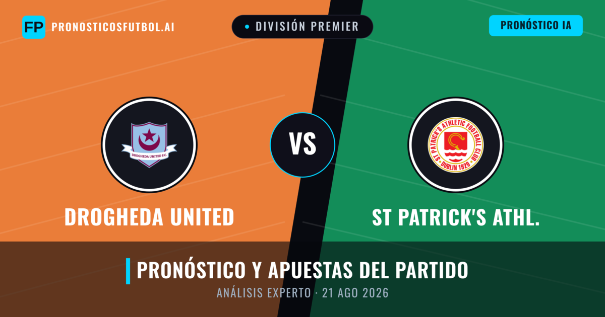 Drogheda United vs St Patrick's Athl. — pronóstico y previa del partido