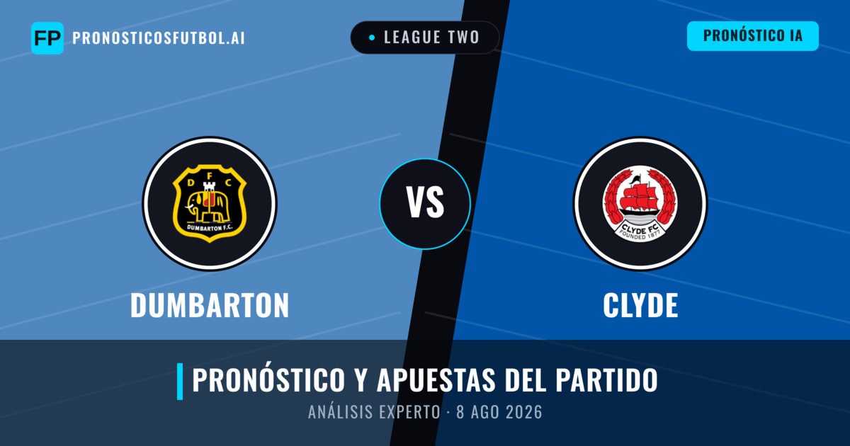 Dumbarton vs Clyde — pronóstico y previa del partido