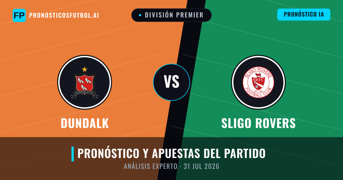 Dundalk vs Sligo Rovers — pronóstico y previa del partido