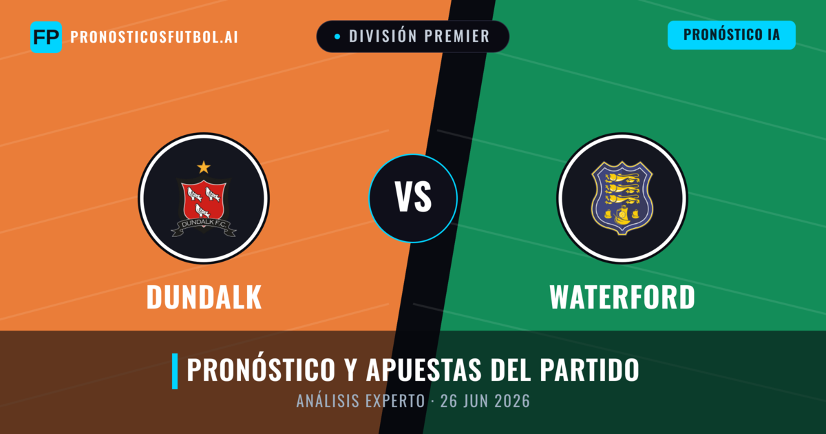 Dundalk vs Waterford — pronóstico y previa del partido