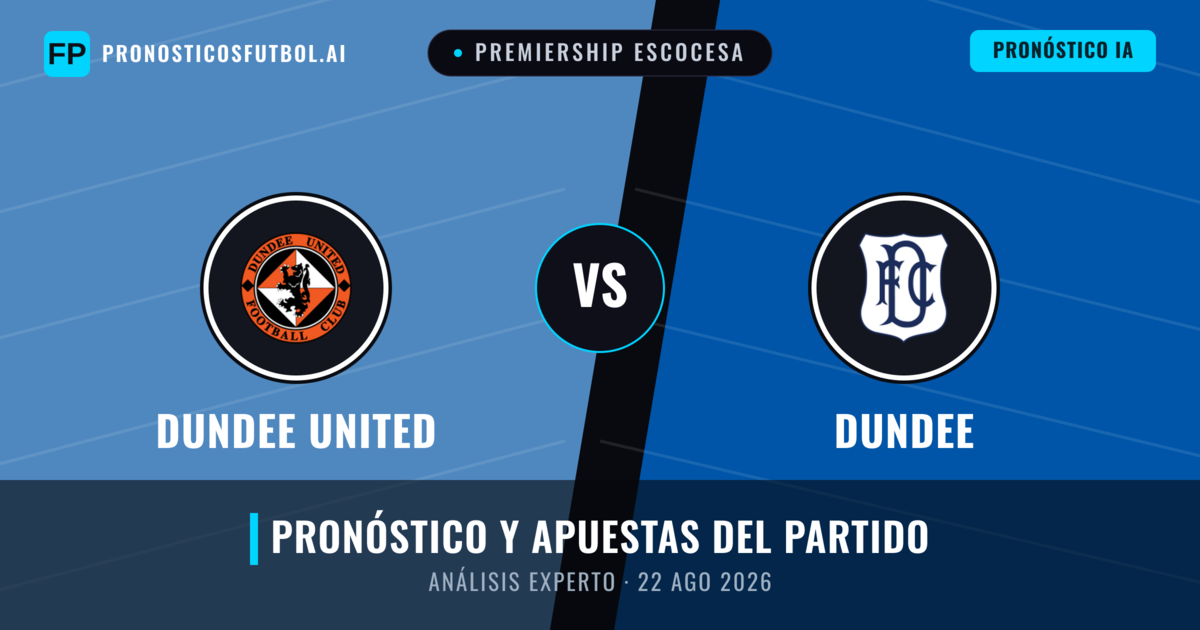 Dundee United vs Dundee — pronóstico y previa del partido