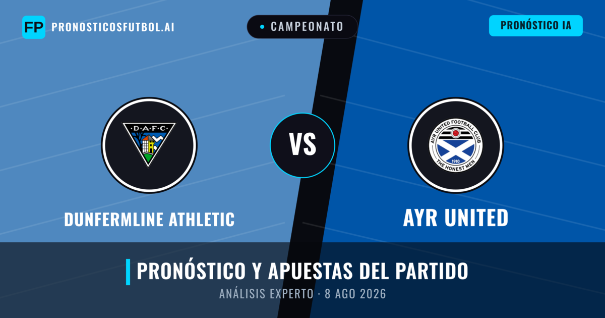 Dunfermline Athletic vs Ayr United — pronóstico y previa del partido