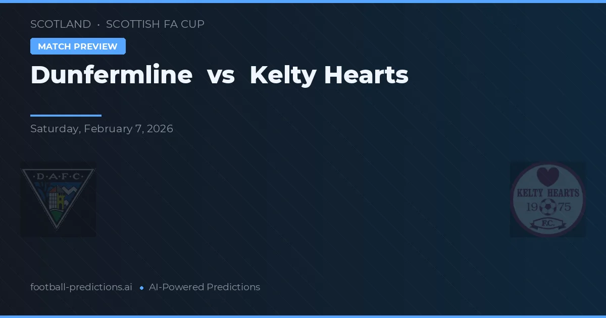 Dunfermline Athletic vs Kelty Hearts — pronóstico y previa del partido