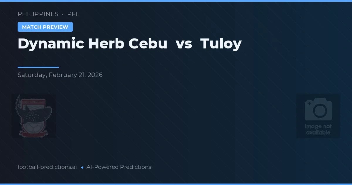 Dynamic Herb Cebu vs Tuloy — pronóstico y previa del partido