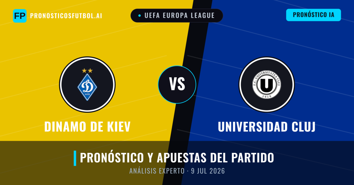 Dinamo de Kiev vs Universidad Cluj — pronóstico y previa del partido
