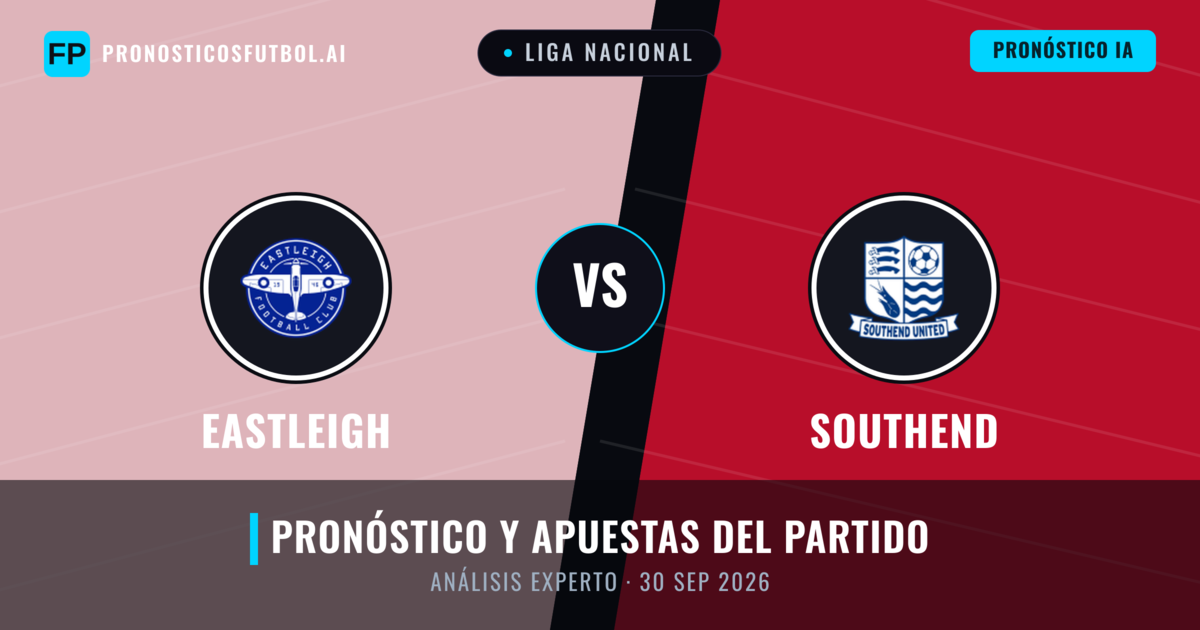 Eastleigh vs Southend — pronóstico y previa del partido