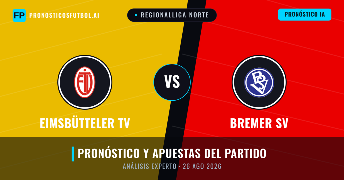 Eimsbütteler TV vs Bremer SV — pronóstico y previa del partido
