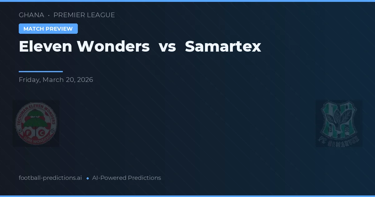 Once Maravillas vs Samartex — pronóstico y previa del partido