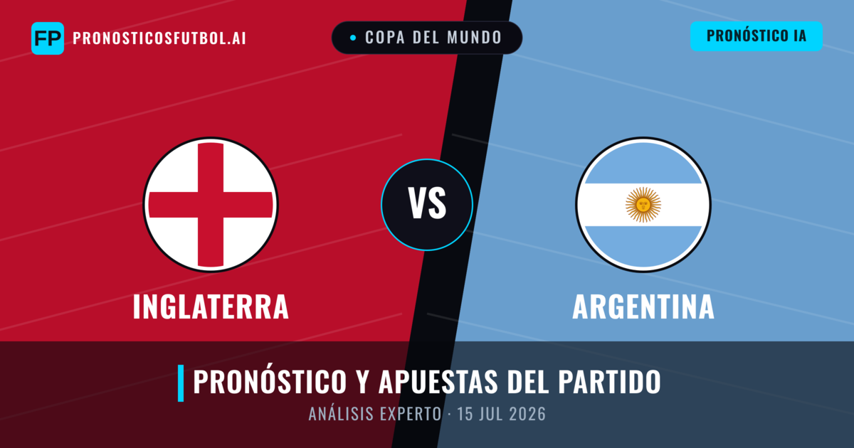 Inglaterra vs Argentina — pronóstico y previa del partido
