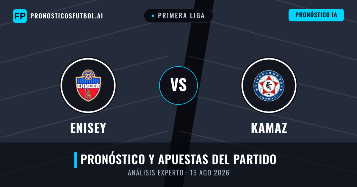Enisey vs KAMAZ — pronóstico y previa del partido