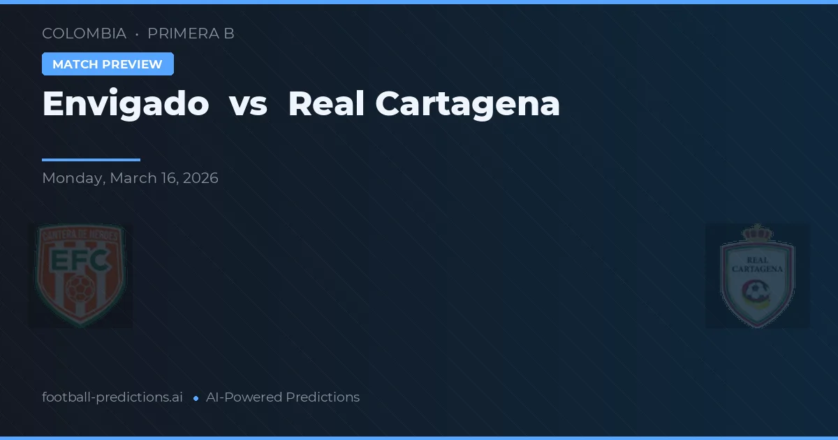 Envigado vs Real Cartagena — pronóstico y previa del partido