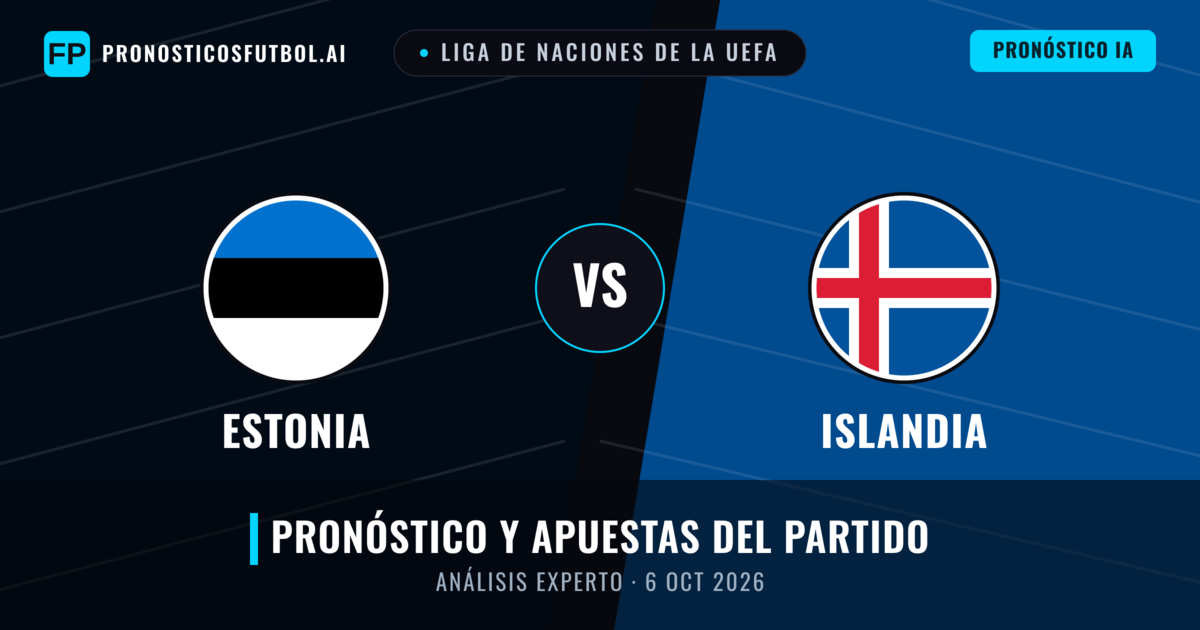 Estonia vs Islandia — pronóstico y previa del partido