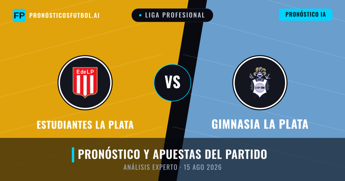 Estudiantes La Plata vs Gimnasia La Plata — pronóstico y previa del partido