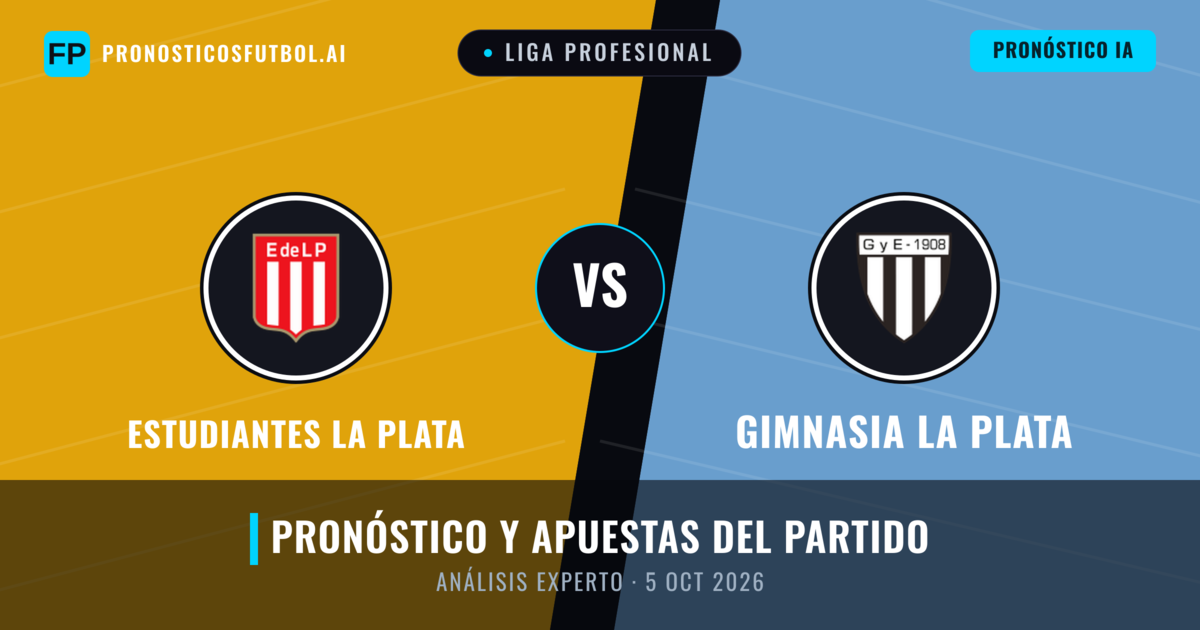 Estudiantes La Plata vs Gimnasia La Plata — pronóstico y previa del partido
