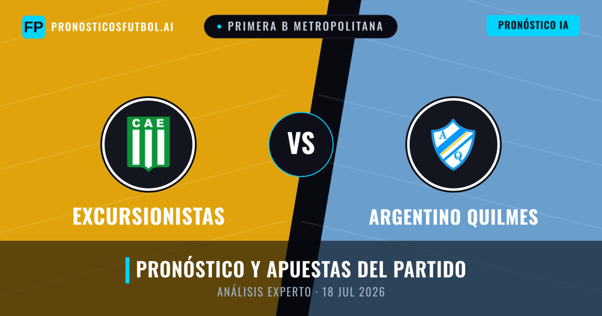 Excursionistas vs Argentino Quilmes — pronóstico y previa del partido