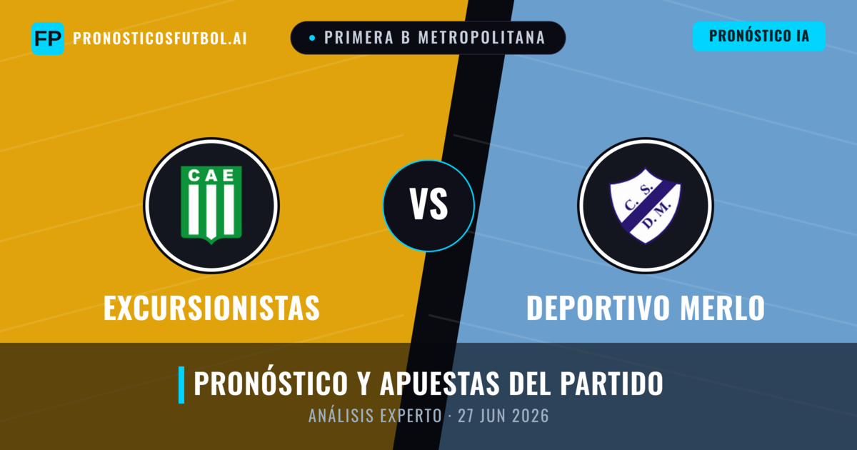 Excursionistas vs Deportivo Merlo — pronóstico y previa del partido
