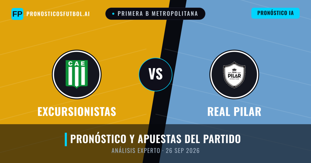 Excursionistas vs Real Pilar — pronóstico y previa del partido