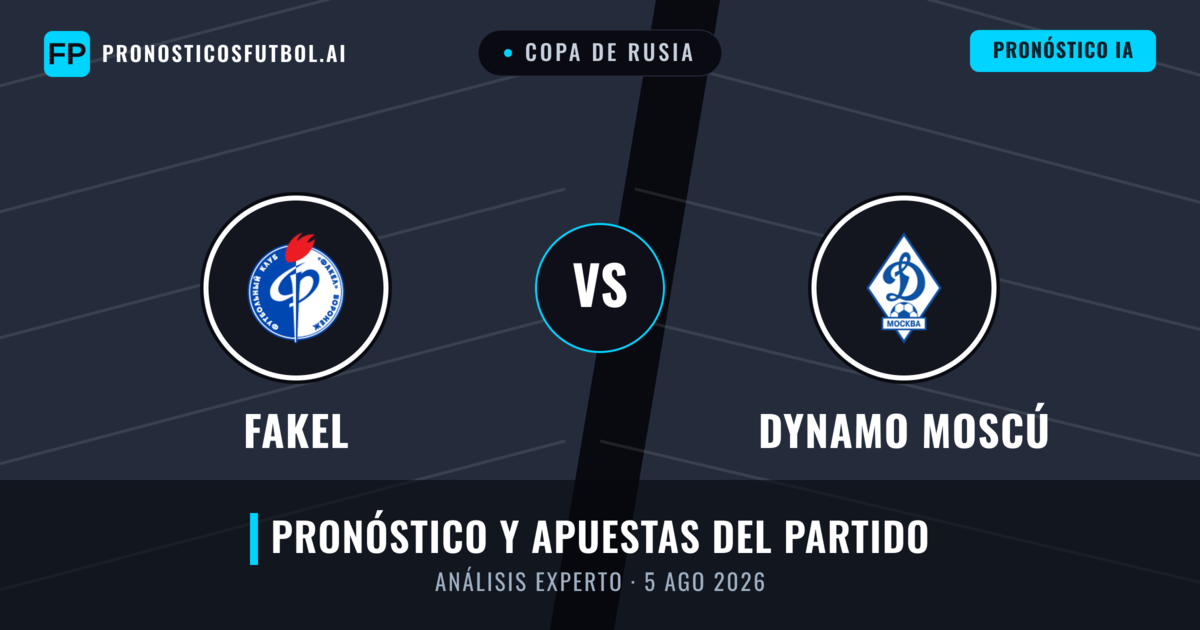 Fakel vs Dynamo Moscú — pronóstico y previa del partido