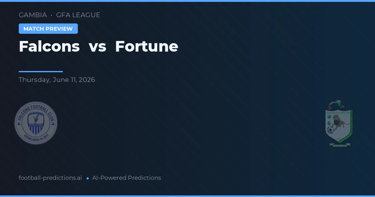 Falcões vs Fortune — pronóstico y previa del partido
