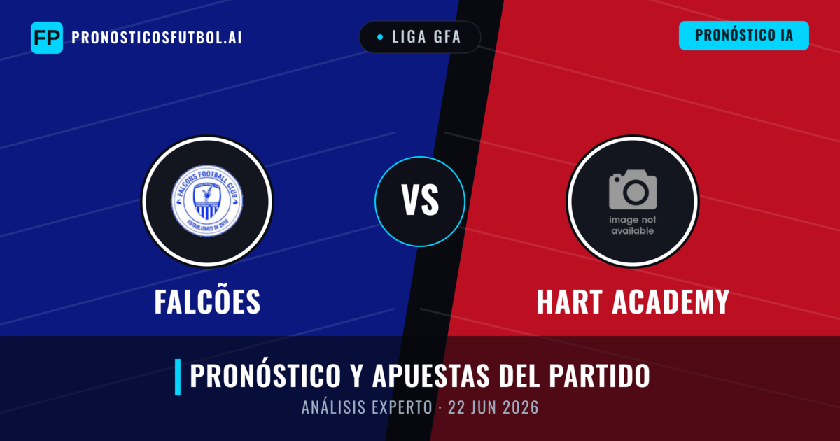Falcões vs Hart Academy — pronóstico y previa del partido