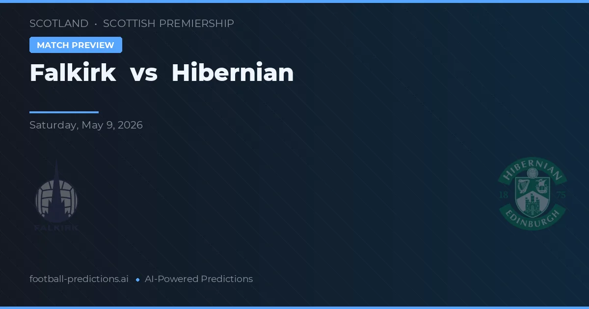 Falkirk vs Hibernian — pronóstico y previa del partido