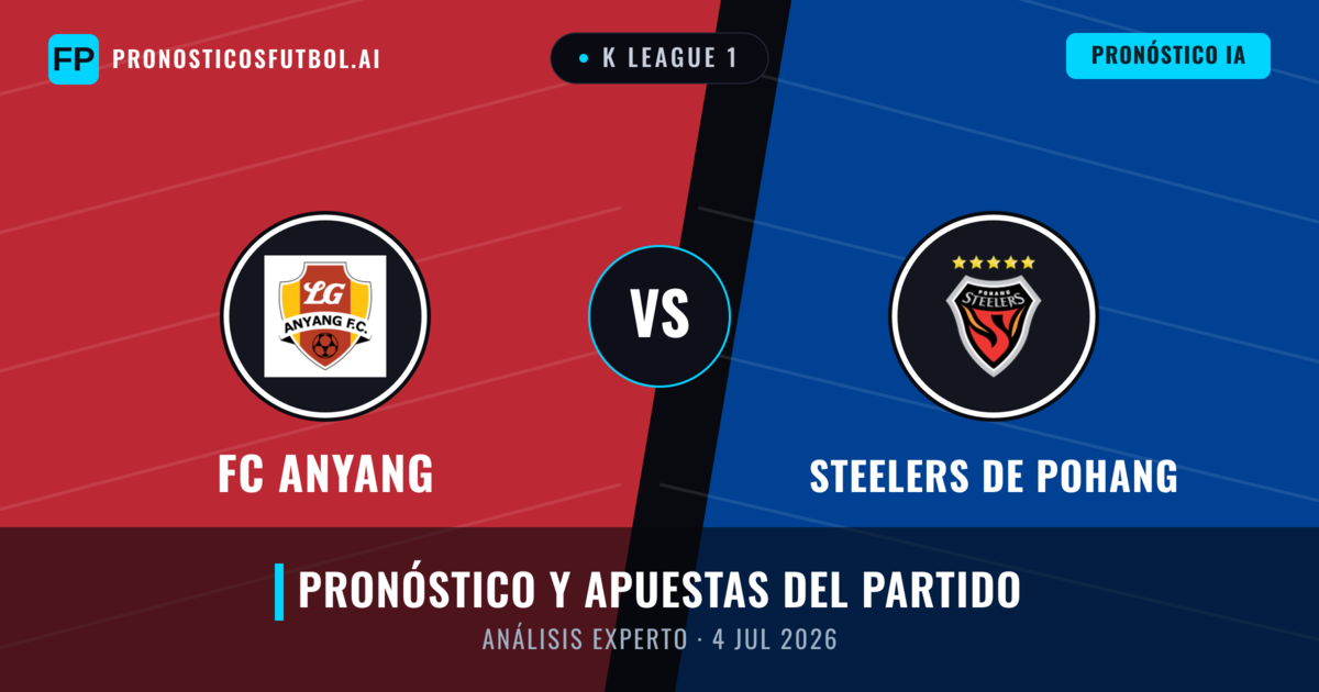 FC Anyang vs Steelers de Pohang — pronóstico y previa del partido