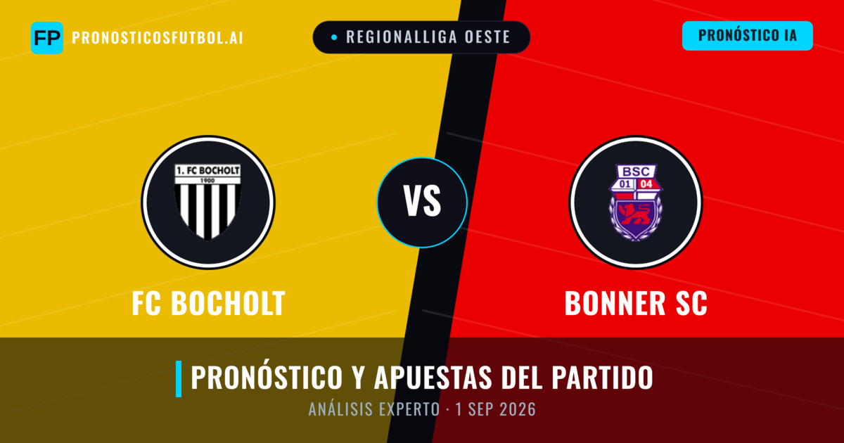FC Bocholt vs Bonner SC — pronóstico y previa del partido