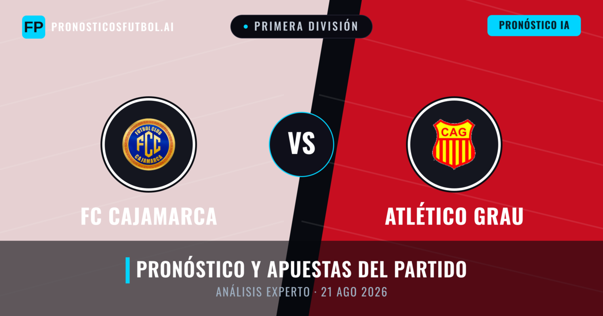 FC Cajamarca vs Atlético Grau — pronóstico y previa del partido