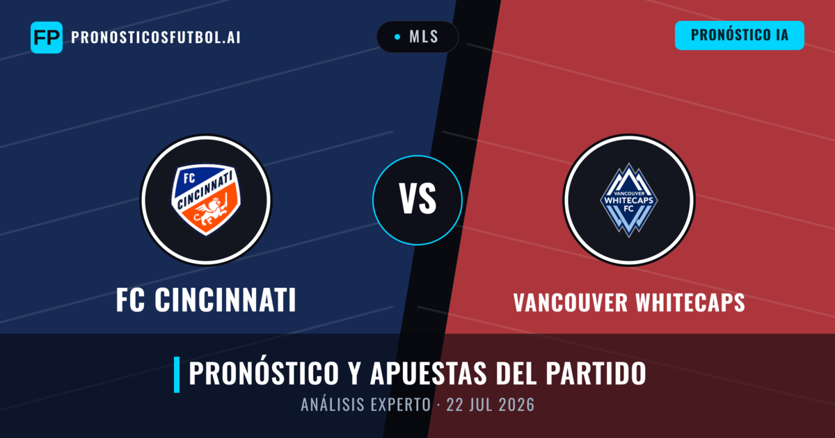 FC Cincinnati vs Vancouver Whitecaps — pronóstico y previa del partido