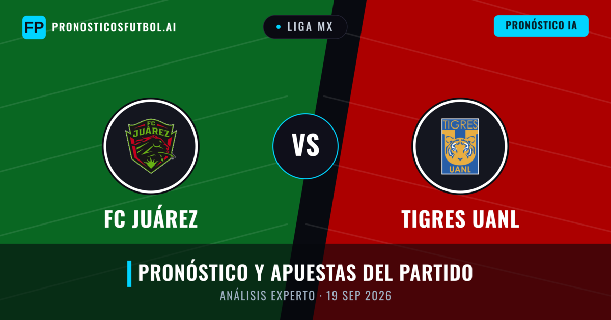 FC Juárez vs Tigres UANL — pronóstico y previa del partido