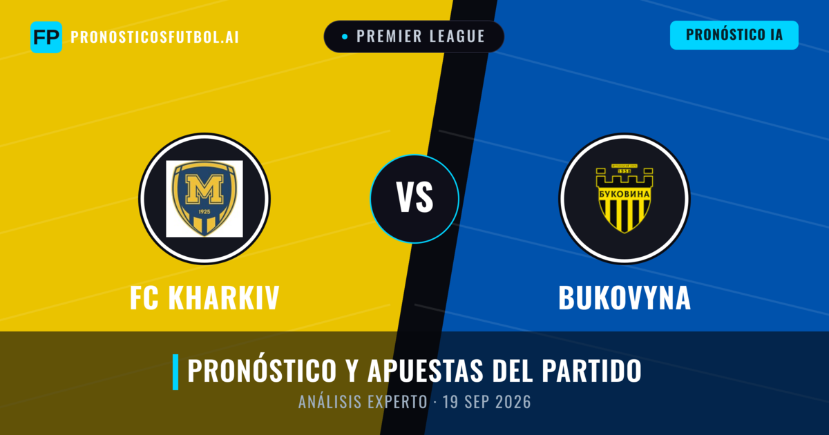 FC Kharkiv vs Bukovyna — pronóstico y previa del partido