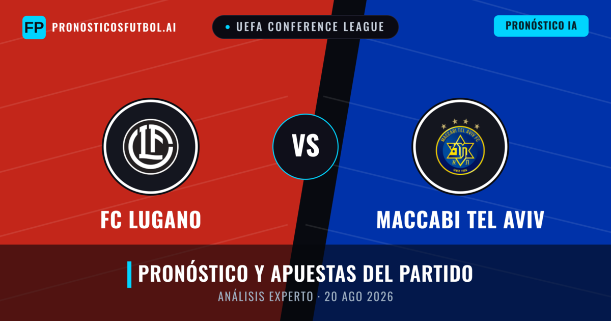 FC Lugano vs Maccabi Tel Aviv — pronóstico y previa del partido