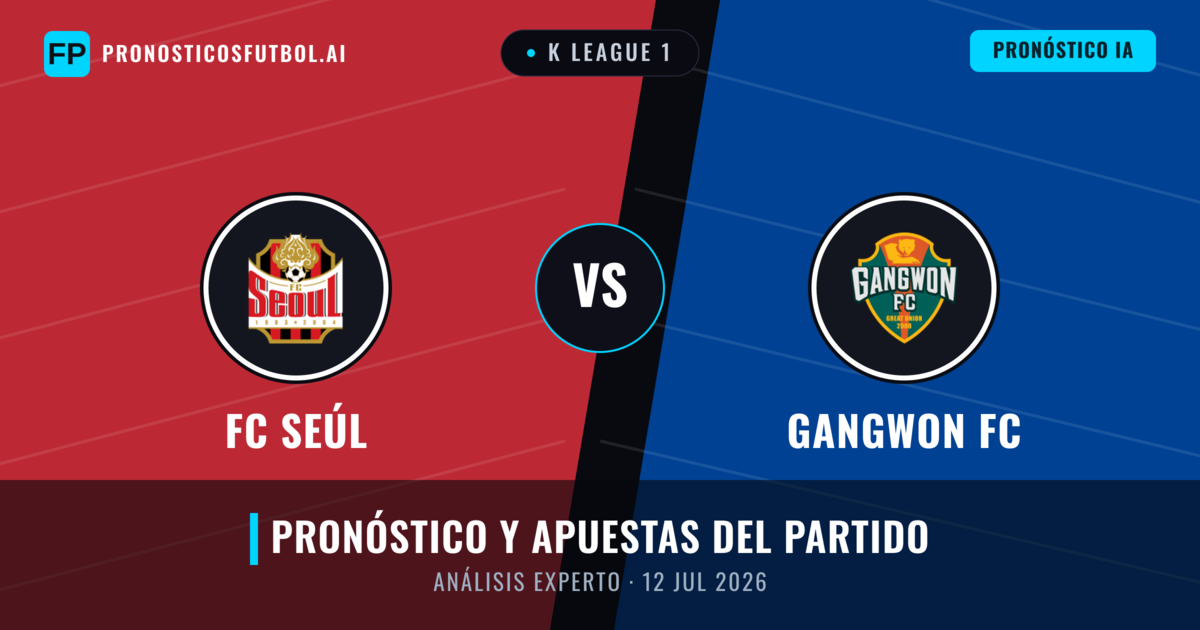 FC Seúl vs Gangwon FC — pronóstico y previa del partido