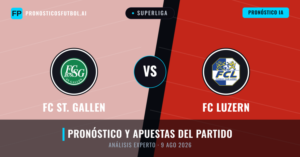 FC St. Gallen vs FC Luzern — pronóstico y previa del partido
