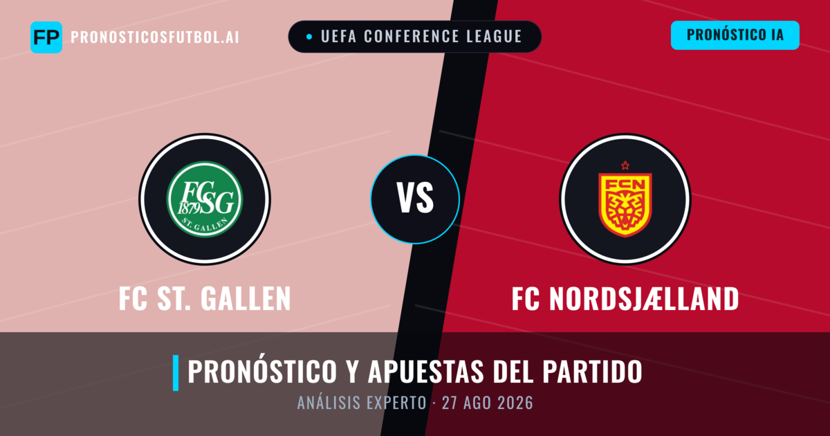 FC St. Gallen vs FC Nordsjælland — pronóstico y previa del partido