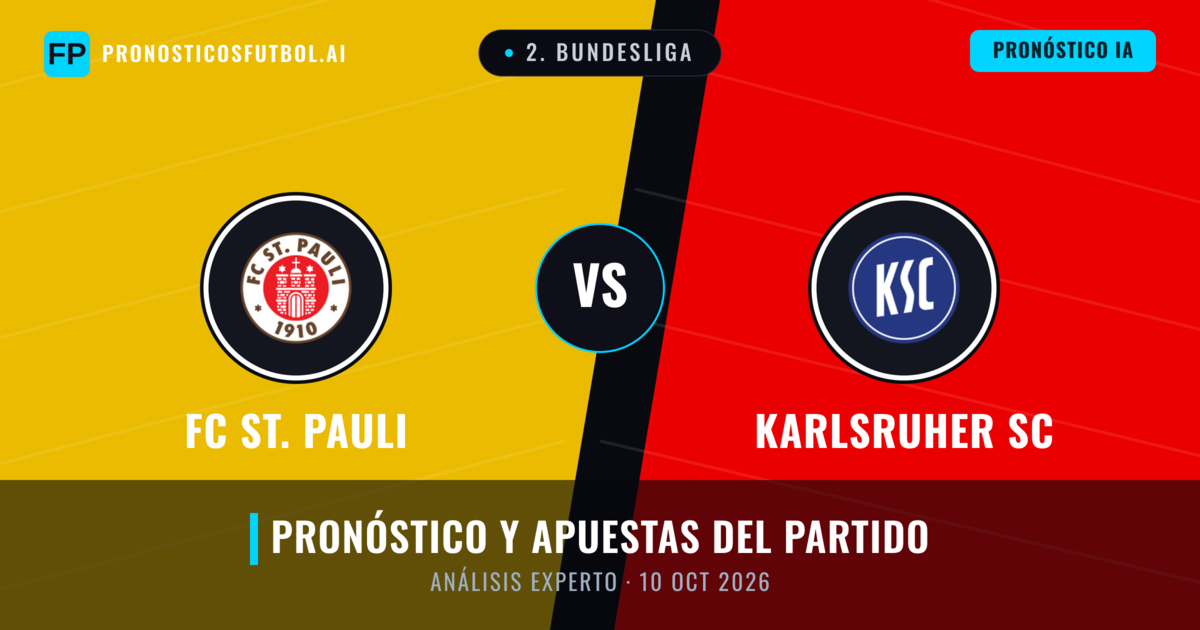 FC St. Pauli vs Karlsruher SC — pronóstico y previa del partido